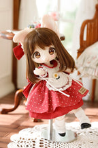 Polka Dot Girl 1/6 BJD Doll Outfit Set