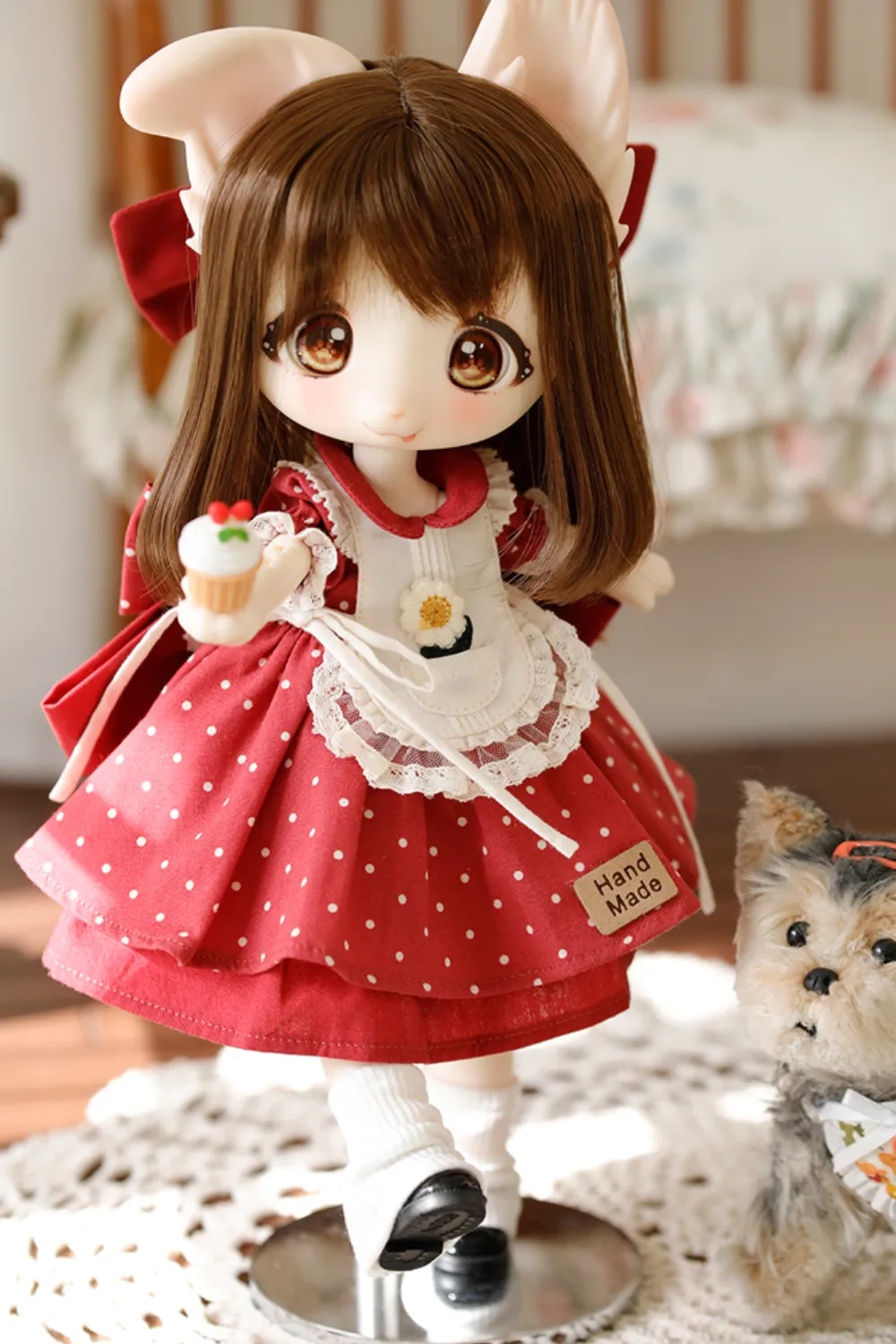 Polka Dot Girl 1/6 BJD Doll Outfit Set