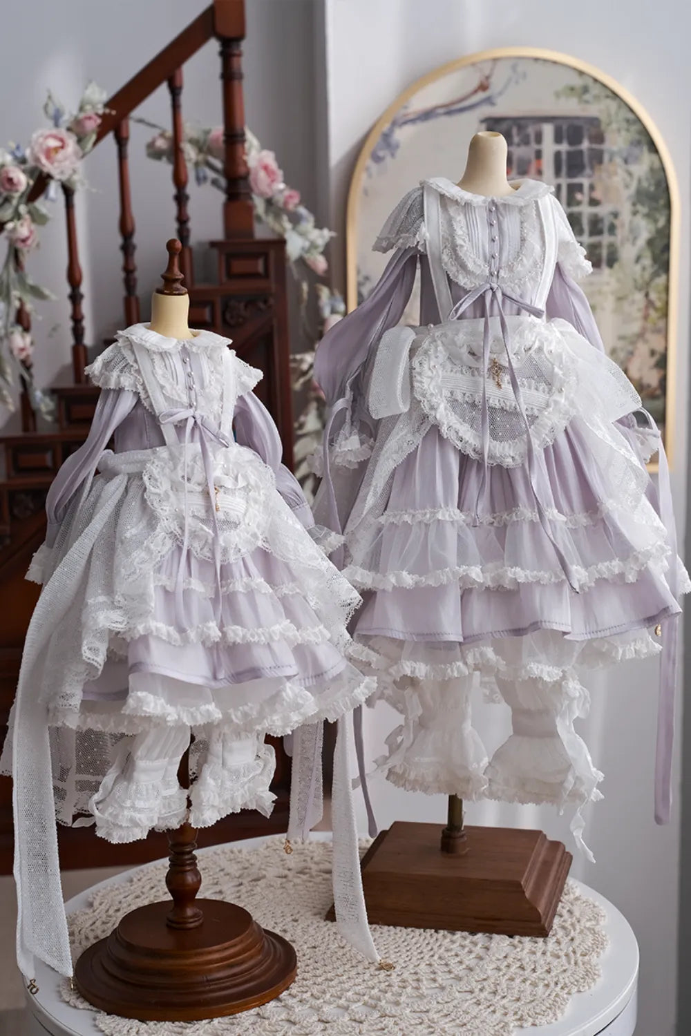 Rose Garden Alice 1/3 & 1/4 BJD Doll Outfit Set
