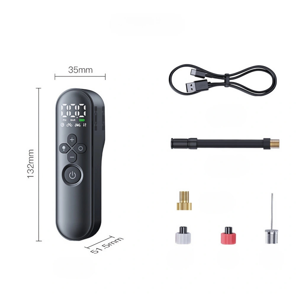 High-Capacity Electric Bike Pump